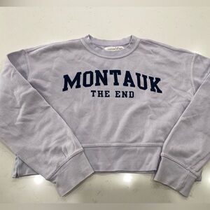 Montauk Boxy Cropped Sweatshirt